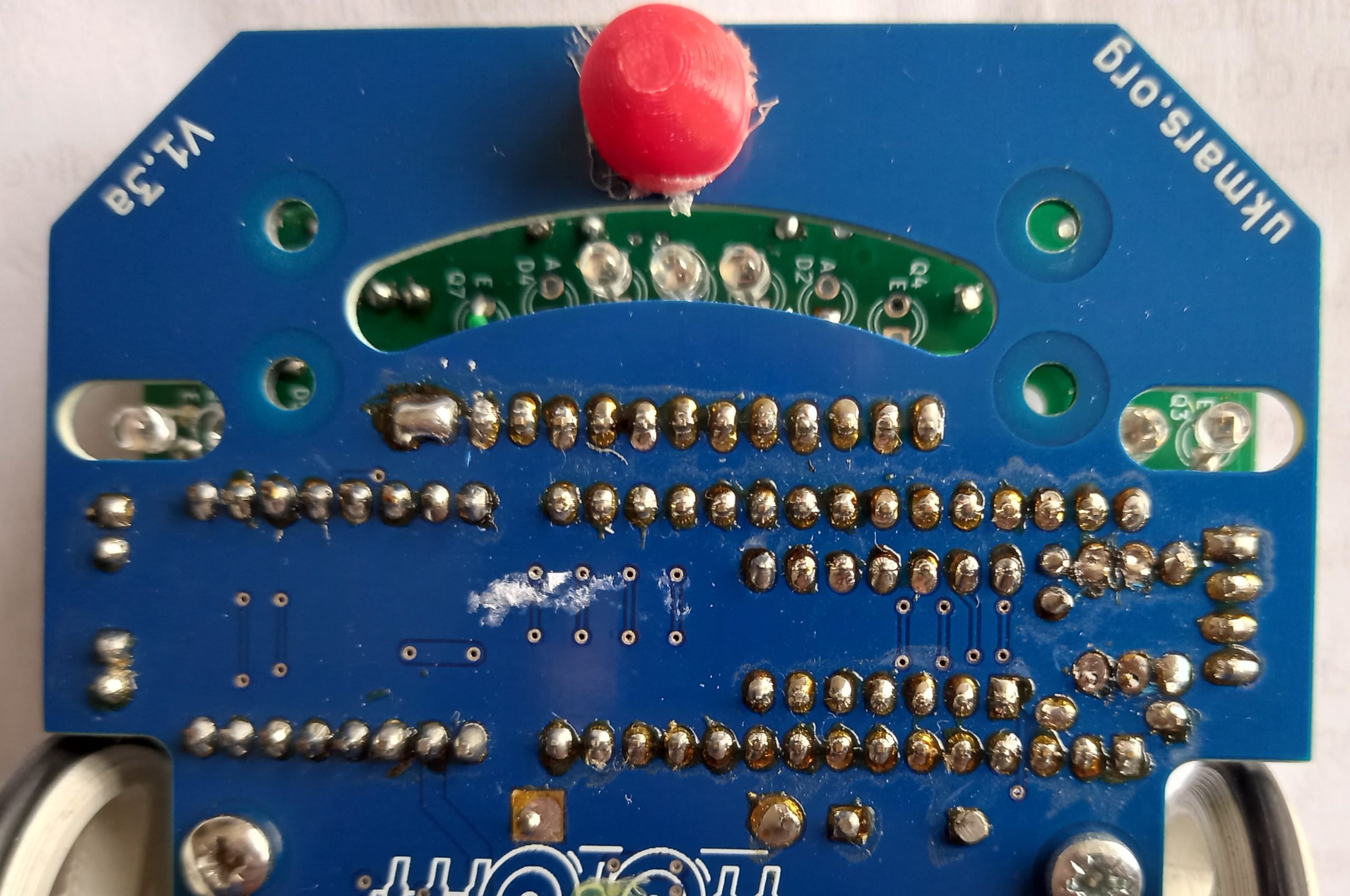 bottom view on main board